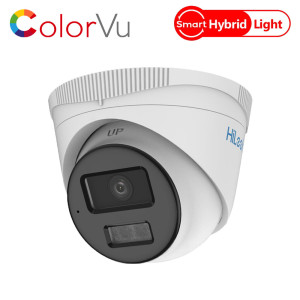IP PoE Куполна Камера 4Mp, 2.8mm, Smart Hybrid Light, ColorVu-30м. С Микрофон