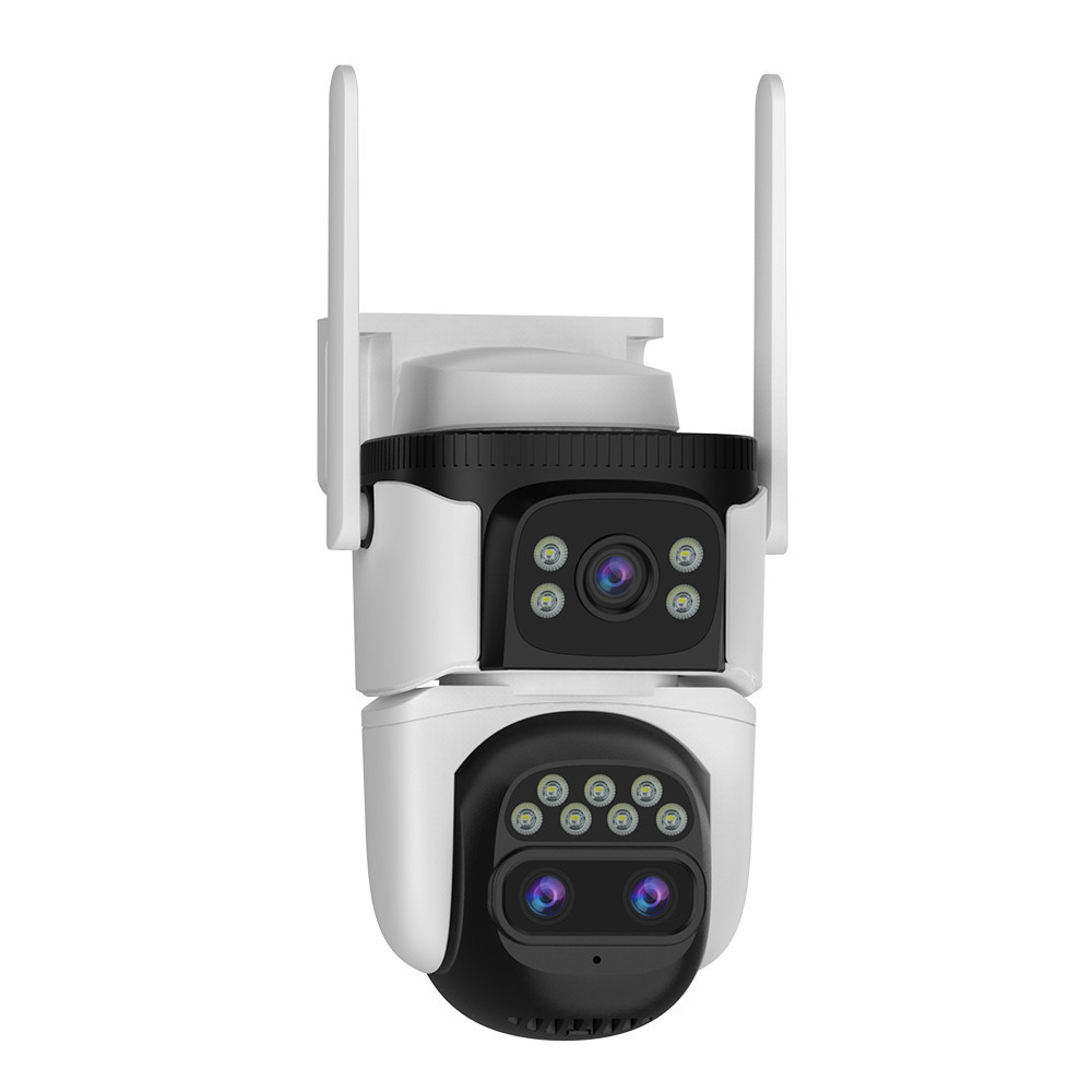 WiFi Безжична Управляема IP Камера 3Mp, Три Обектива, Dual Light 30м, 10X Zoom