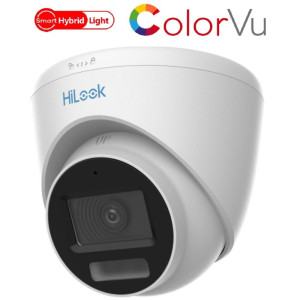 TURBO-HD Куполна Камера 2Mp, 2.8мм, ColorVu Smart-Hybrid Light-40м. AudioCoax