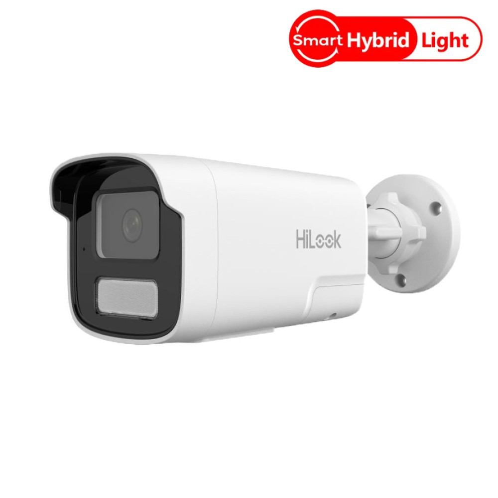 IP PoE Bullet Камера 4Mp, 4mm, Smart-Hybrid Light-50м. Тwo-way audio, SD card slot